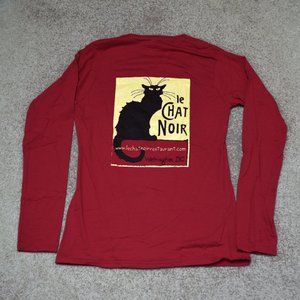 Le Chat Noir fitted shirt - red